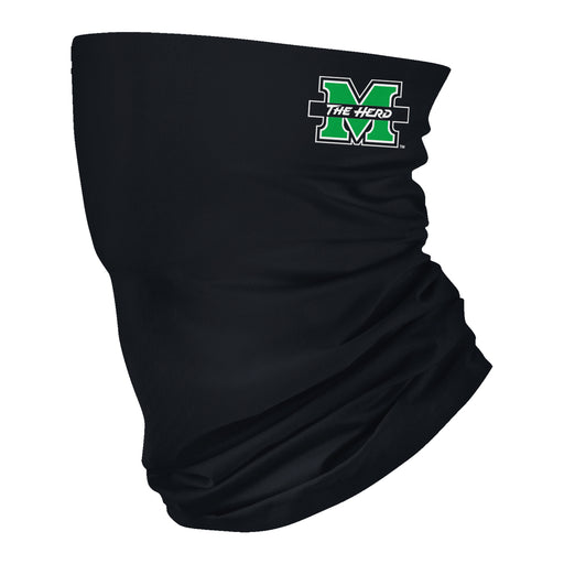 Marshall Thundering Herd MU Vive La Fete Black Game Day Collegiate Logo Face Cover Soft  Four Way Stretch Neck Gaiter - Vive La Fête - Online Apparel Store