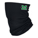 Marshall Thundering Herd MU Vive La Fete Black Game Day Collegiate Logo Face Cover Soft  Four Way Stretch Neck Gaiter - Vive La Fête - Online Apparel Store