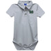 Marshall University Thundering Herd MU Embroidered Gray Solid Knit Polo Onesie