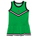 Marshall University Thundering Herd MU Vive La Fete Game Day Green Sleeveless Cheerleader Dress