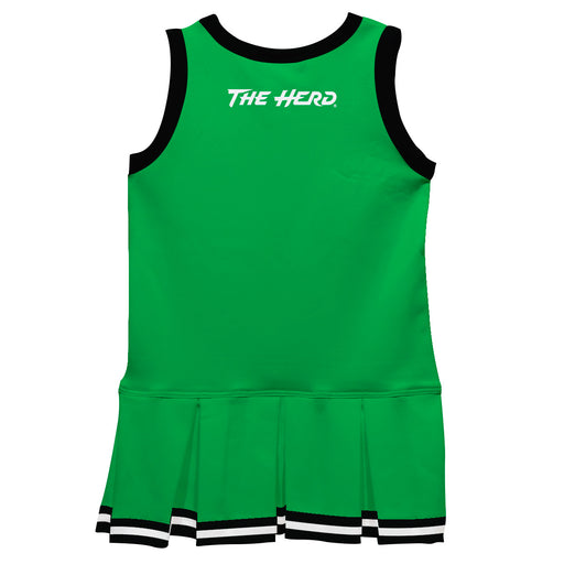 Marshall University Thundering Herd MU Vive La Fete Game Day Green Sleeveless Cheerleader Dress - Vive La Fête - Online Apparel Store