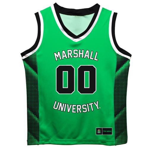 Marshall University Thundering Herd MU Vive La Fete Game Day Green Boys Fashion Basketball Top