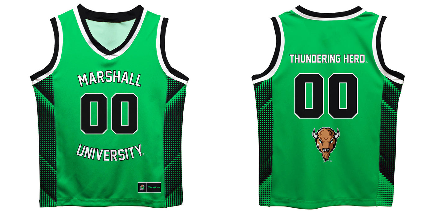 Marshall University Thundering Herd MU Vive La Fete Game Day Green Boys Fashion Basketball Top - Vive La Fête - Online Apparel Store