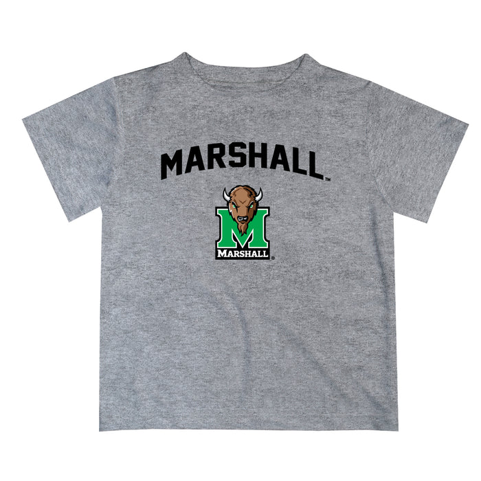 Marshall Thundering Herd MU Vive La Fete Boys Game Day V2 Gray Short Sleeve Tee Shirt