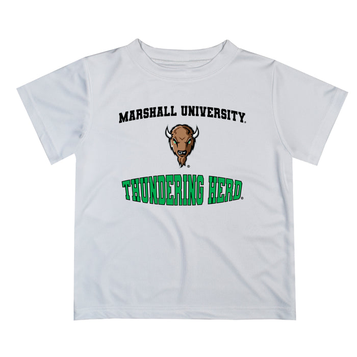 Marshall Thundering Herd MU Vive La Fete Boys Game Day V3 White Short Sleeve Tee Shirt