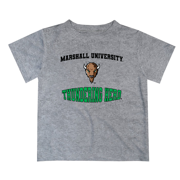 Marshall Thundering Herd MU Vive La Fete Boys Game Day V3 Gray Short Sleeve Tee Shirt