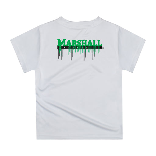 Marshall Thundering Herd MU Original Dripping Baseball Helmet Green T-Shirt by Vive La Fete - Vive La Fête - Online Apparel Store