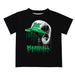 Marshall Thundering Herd MU Original Dripping Baseball Helmet Black T-Shirt by Vive La Fete