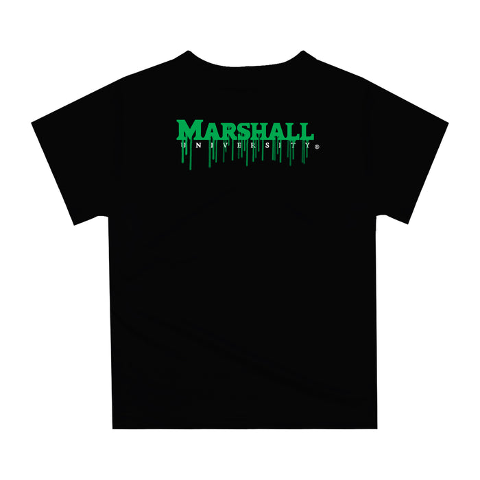 Marshall Thundering Herd MU Original Dripping Baseball Helmet Green T-Shirt by Vive La Fete - Vive La Fête - Online Apparel Store