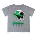Marshall Thundering Herd MU Original Dripping Baseball Helmet Heather Gray T-Shirt by Vive La Fete