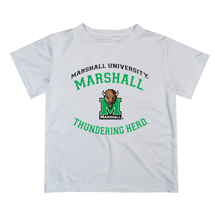 Marshall Thundering Herd MU Vive La Fete Boys Game Day V1 White Short Sleeve Tee Shirt