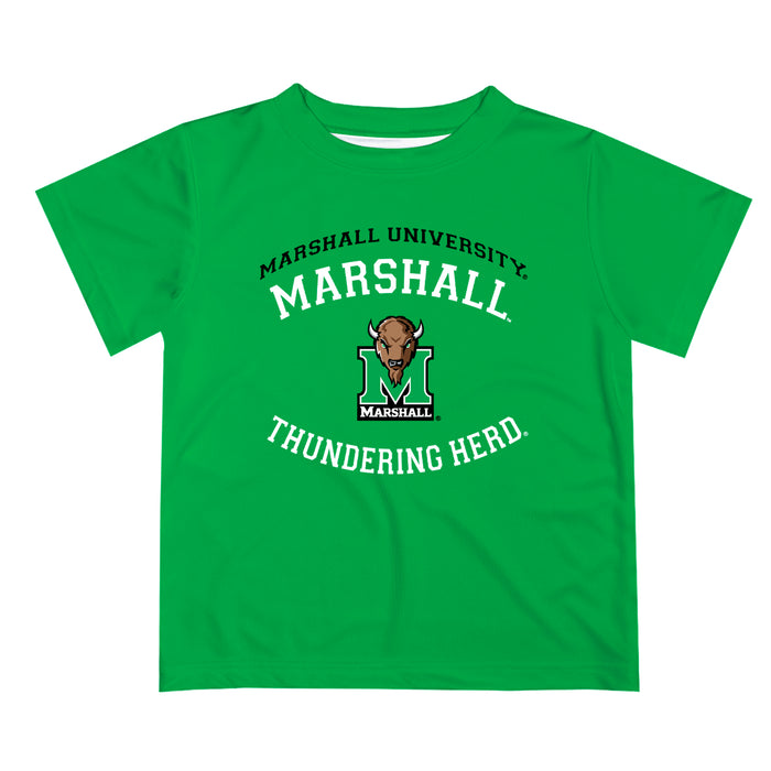 Marshall Thundering Herd MU Vive La Fete Boys Game Day V1 Green Short Sleeve Tee Shirt