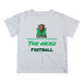 Marshall Thundering Herd MU Vive La Fete Football V1 White Short Sleeve Tee Shirt
