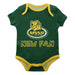 Missouri Southern Lions MSSU Vive La Fete Infant Game Day Green Short Sleeve Onesie New Fan Logo and Mascot Bodysuit - Vive La Fête - Online Apparel Store