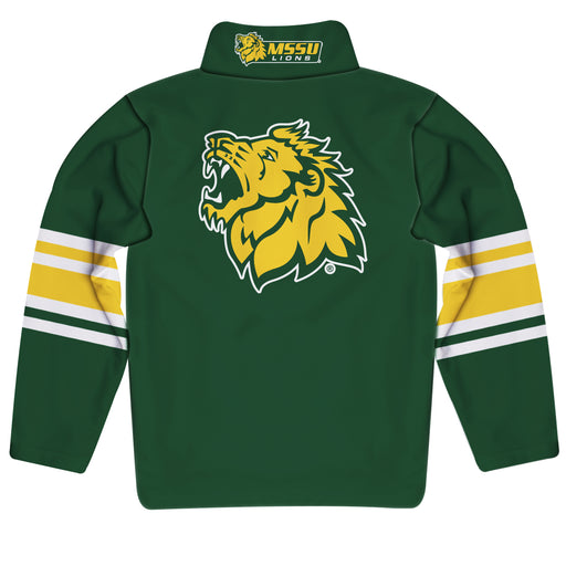 Missouri Southern State University Lions MSSU Vive La Fete Game Day Green Quarter Zip Pullover Stripes on Sleeves - Vive La Fête - Online Apparel Store
