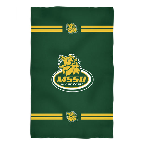 Missouri Southern Lions MSSU Vive La Fete Game Day Absorvent Premium Green Beach Bath Towel 51 x 32" Logo and Stripes" - Vive La Fête - Online Apparel Store