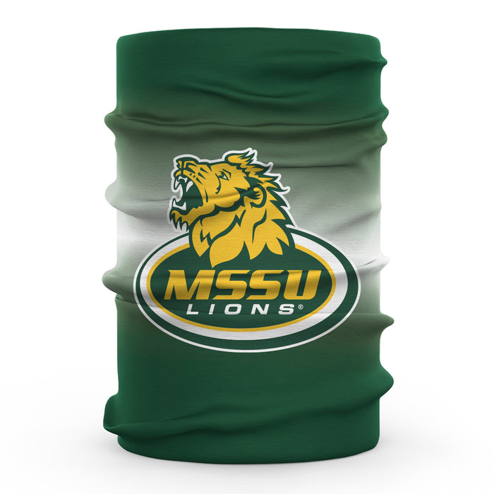 Missouri Southern State University Lions MSSU Degrade Logo Collegiate Face Cover Soft 4-Way Stretch Neck Gaiter - Vive La Fête - Online Apparel Store
