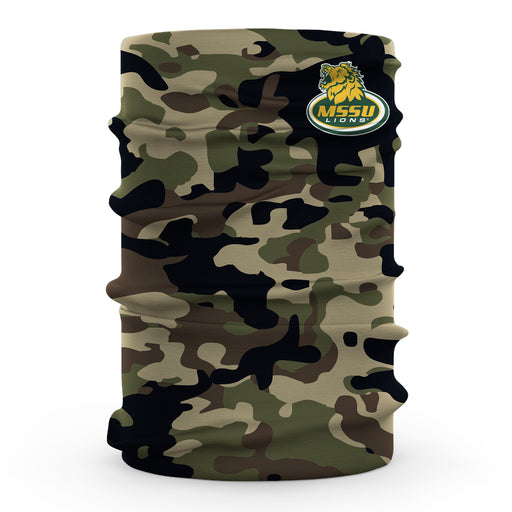 Missouri Southern State University Lions MSSU Camo Collegiate Face Cover Soft Camouflage Four Way Stretch Neck Gaiter - Vive La Fête - Online Apparel Store