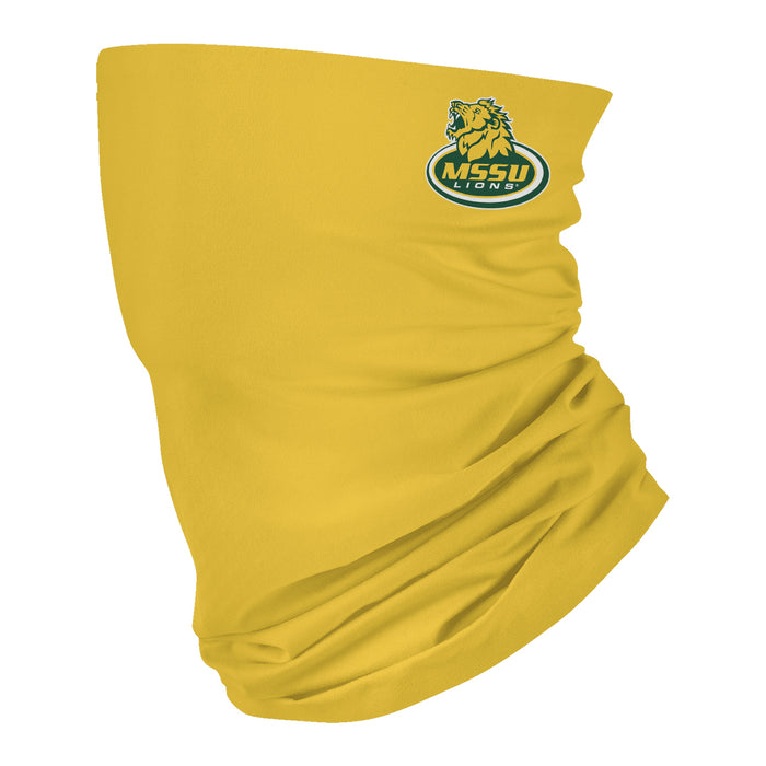 Missouri Southern State University Lions MSSU Gold Collegiate Logo Face Cover Soft  Four Way Stretch Neck Gaiter - Vive La Fête - Online Apparel Store