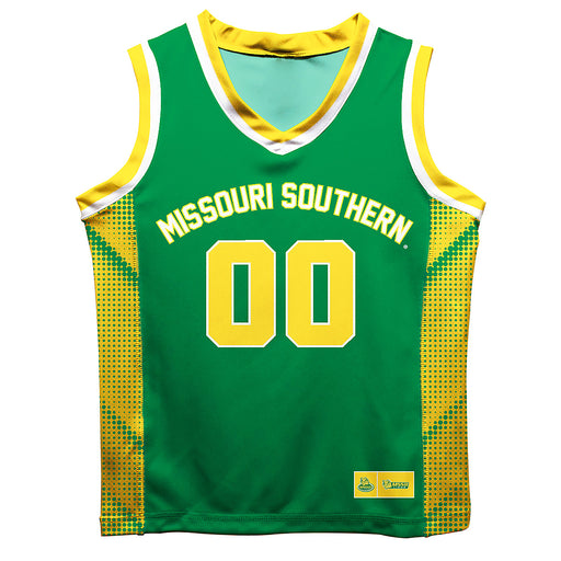 Missouri Southern State University Lions MSSU Vive La Fete Game Day Green Boys Fashion Basketball Top