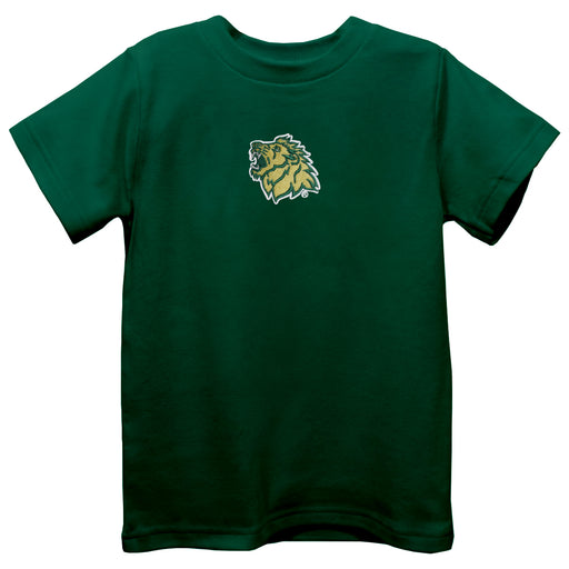 Missouri Southern Lions MSSU Embroidered Hunter Green knit Short Sleeve Boys Tee Shirt