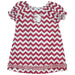 LRG Mississippi State Ruffle Chevron A Line Dress SS - Vive La Fête - Online Apparel Store
