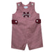 Mississippi State Bulldogs Embroidered Maroon Gingham Jon Jon