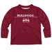 Mississippi State Bulldogs Maroon Long Sleeve Tee Shirt - Vive La Fête - Online Apparel Store