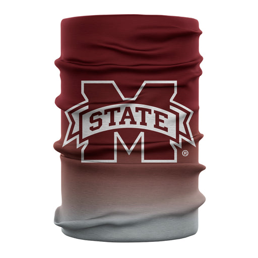 Mississippi State Bulldogs Neck Gaiter Degrade Maroon and Gray - Vive La Fête - Online Apparel Store
