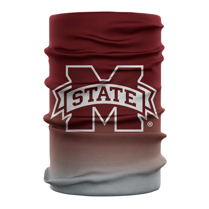 Mississippi State Bulldogs Neck Gaiter Degrade Maroon and Gray - Vive La Fête - Online Apparel Store