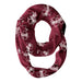 Mississippi State Bulldogs Vive La Fete Repeat Logo Game Day Collegiate Women Light Weight Ultra Soft Infinity Scarf