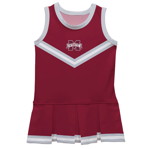 Mississippi State Bulldogs Vive La Fete Game Day Maroon Sleeveless Cheerleader Dress