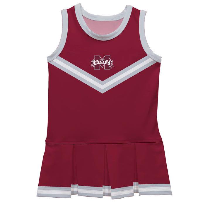 Mississippi State Bulldogs Vive La Fete Game Day Maroon Sleeveless Cheerleader Dress