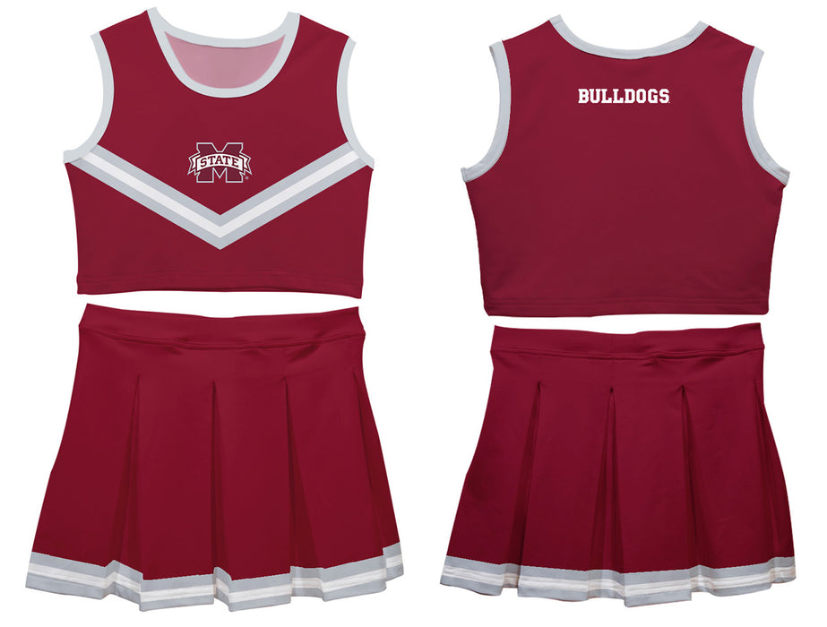 Mississippi State Bulldogs Vive La Fete Game Day Maroon Sleeveless Chearleader Set - Vive La Fête - Online Apparel Store