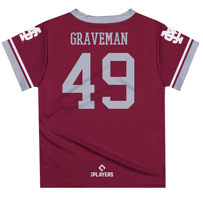 MLB Players Association Mississippi State Bulldogs MLBPA Officially Licensed by Vive La Fete T-Shirt - Vive La Fête - Online Apparel Store