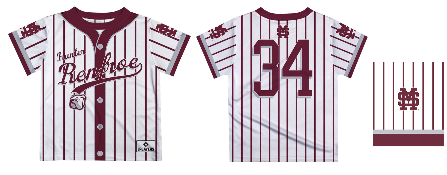 MLB Players Association Mississippi State Bulldogs MLBPA Officially Licensed by Vive La Fete T-Shirt - Vive La Fête - Online Apparel Store