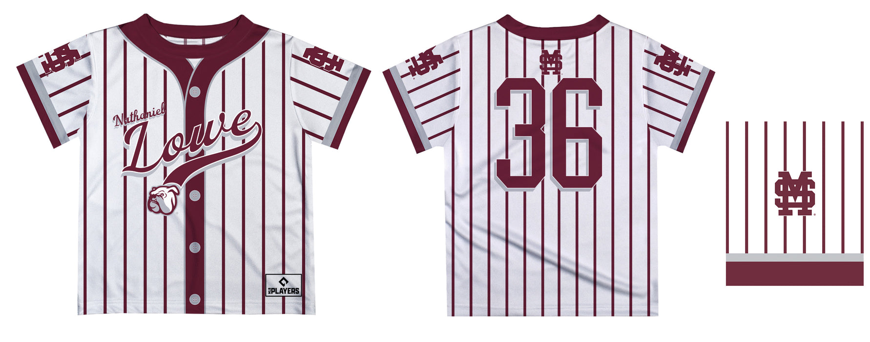 MLB Players Association Mississippi State Bulldogs MLBPA Officially Licensed by Vive La Fete T-Shirt - Vive La Fête - Online Apparel Store