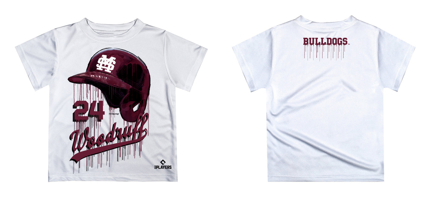 MLB Players Association Kendall Graveman MSU Bulldogs MLBPA Officially Licensed by Vive La Fete Dripping T-Shirt - Vive La Fête - Online Apparel Store