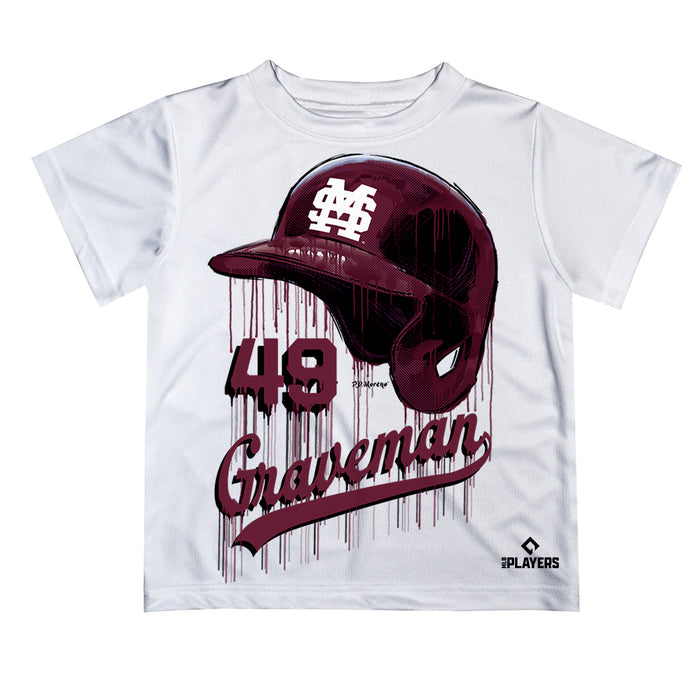 MLB Players Association Kendall Graveman MSU Bulldogs MLBPA Officially Licensed by Vive La Fete Dripping T-Shirt