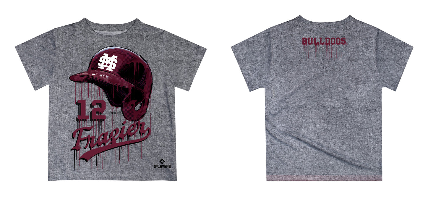 MLB Players Association Kendall Graveman MSU Bulldogs MLBPA Officially Licensed by Vive La Fete Dripping T-Shirt - Vive La Fête - Online Apparel Store