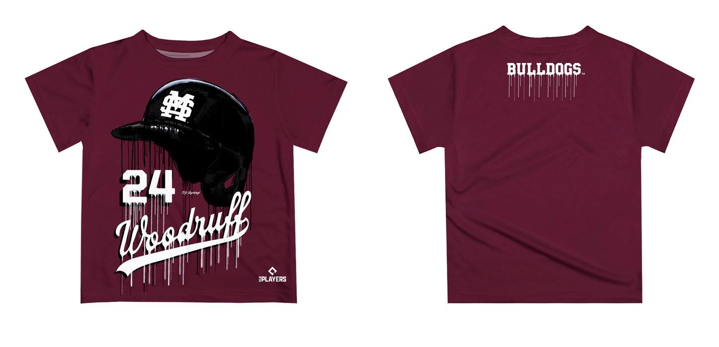 MLB Players Association Kendall Graveman MSU Bulldogs MLBPA Officially Licensed by Vive La Fete Dripping T-Shirt - Vive La Fête - Online Apparel Store