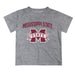 Mississippi State Bulldogs Vive La Fete Boys Game Day V2 Heather Gray Short Sleeve Tee Shirt