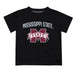 Mississippi State Bulldogs Vive La Fete Boys Game Day V2 Black Short Sleeve Tee Shirt