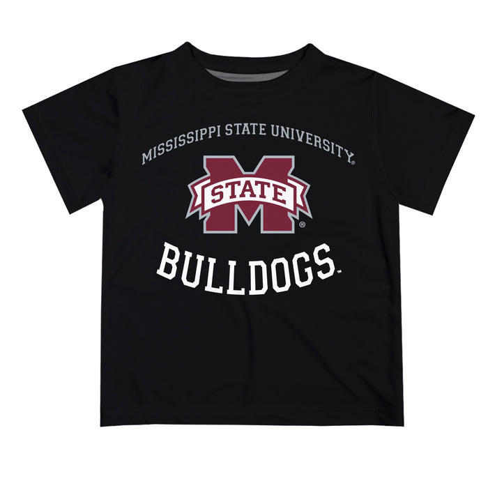 Mississippi State Bulldogs Vive La Fete Boys Game Day V1 Black Short Sleeve Tee Shirt