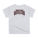University of Montana Grizzlies Original Dripping Football White T-Shirt by Vive La Fete - Vive La Fête - Online Apparel Store