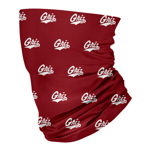 Motana Grizzlies UMT Vive La Fete All Over Logo Game Day Collegiate Face Cover Soft 4-Way Stretch Two Ply Neck Gaiter - Vive La Fête - Online Apparel Store
