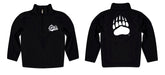 Montana Grizzlies UMT Vive La Fete Game Day Solid Black Quarter Zip Pullover Sleeves - Vive La Fête - Online Apparel Store
