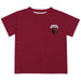 University of Montana Grizzlies Hand Sketched Vive La Fete Impressions Artwork Boys Maroon Short Sleeve Tee Shirt