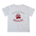 Montana Grizzlies UMT Vive La Fete Boys Game Day V1 White Short Sleeve Tee Shirt