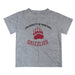 Montana Grizzlies UMT Vive La Fete Boys Game Day V1 Heather Gray Short Sleeve Tee Shirt